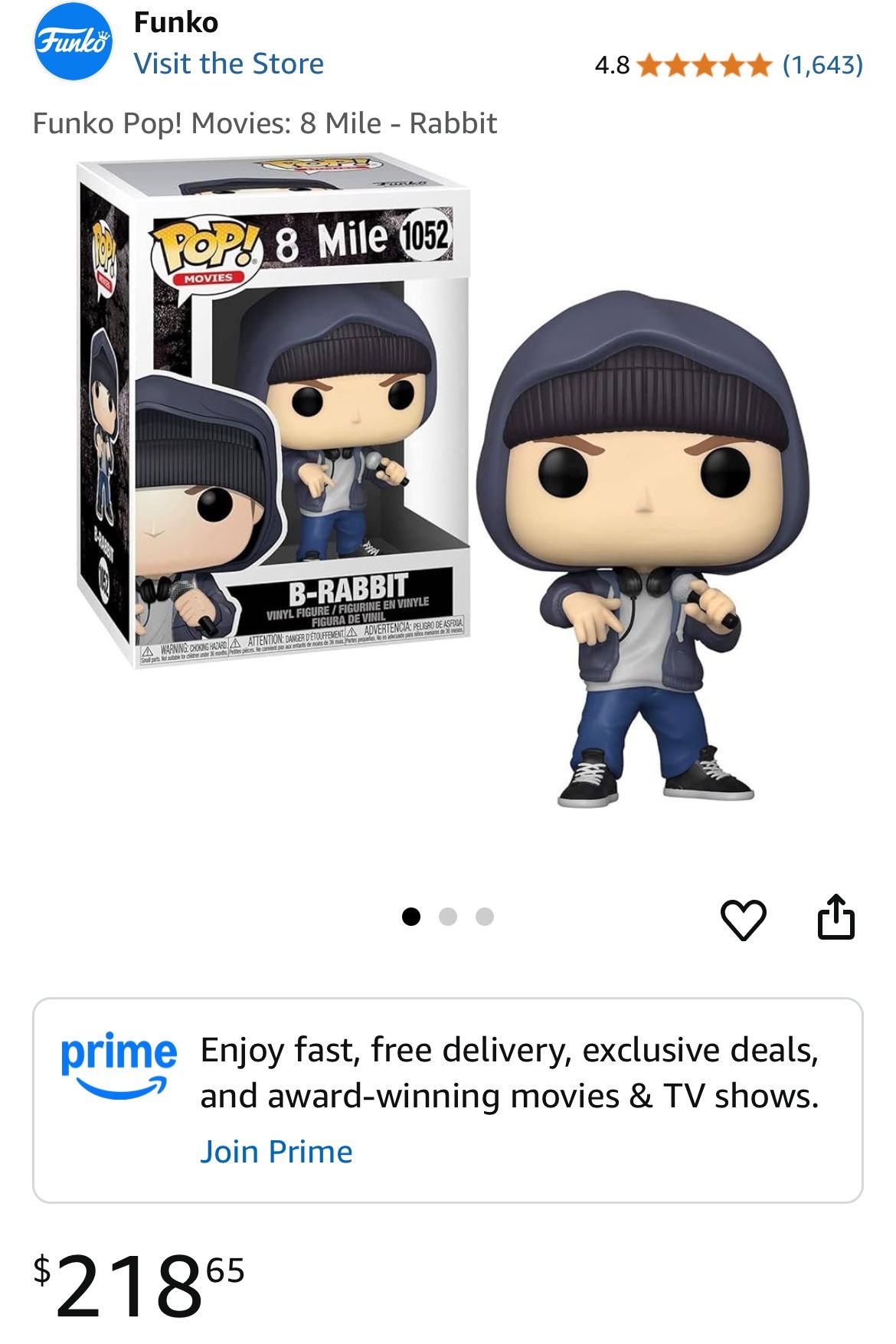 B RABBIT FUNKO POP 🎥 :8 MILE