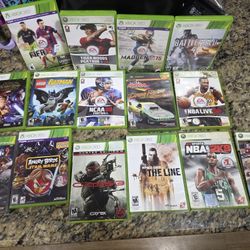 Xbox 360 Games $5 Each Or All For $50