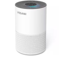 Vissani HEPA 3-Stage Air Purifier for Small Room (130 sq. ft.) in White @B15-748