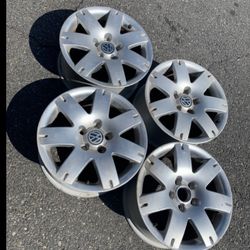 4 — 16x7 5x112 5x4.41 Stock Vw Passat Jetta Golf Audi Mercedes Wheels Rims  !!!!!!!!!