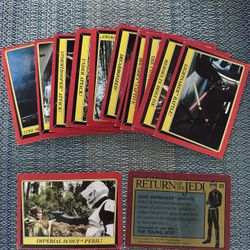 Return Of The Jedi Topps Trading Cards