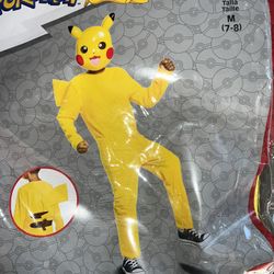 Pika Chu Halloween Costume 7/8 M