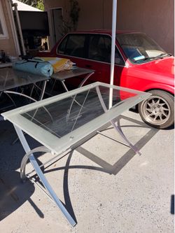 Glass Desk