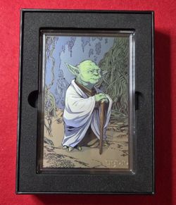 Star Wars Master Yoda Agoro 5g Silver Limited Edition #3316/3450