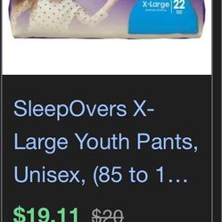 Sleep Overs Diapers Xl 