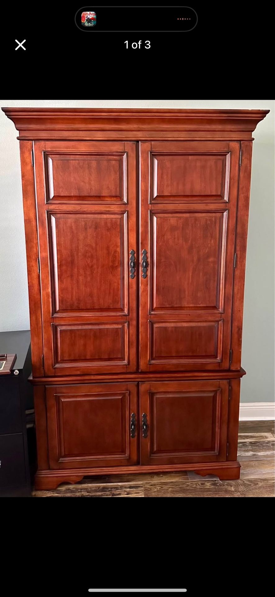 Antique Wooden Armoire/Hutxh