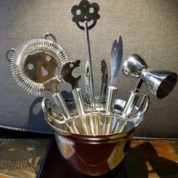 WMF “Fantasia” Cromargan 18/10 Stainless Steel 7-Piece Bar Set