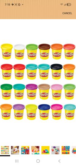 24 pcs play doh