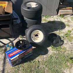 Golf Car Rims And Tires