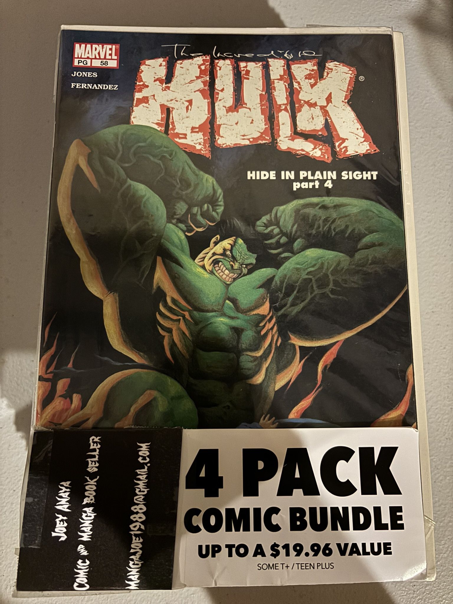 Hulk 4 Pack Comic Bundle 