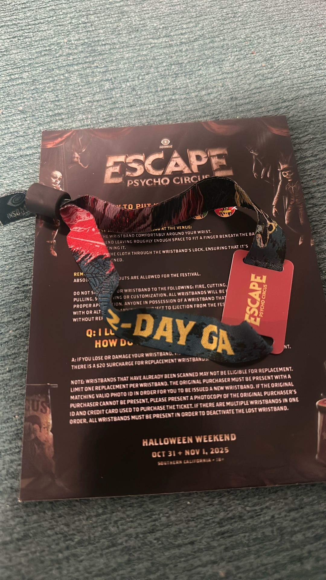 Escape 2 Day Pass GA