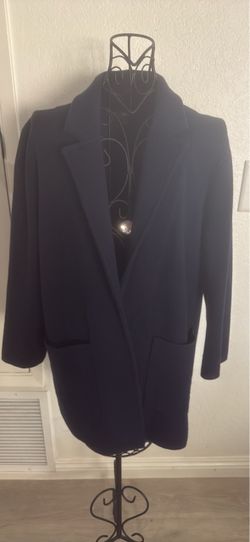 J. Crew Wool blend Navy Blue Blazer Coat