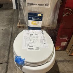 New Toilet Brand New Everything Included Wax Toilet Seat