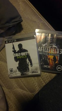 Call Of Duty Mw3 and Battlefield 3 Ps3