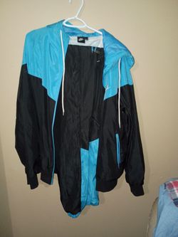 Nike Windbreaker Jacket Black and Teal