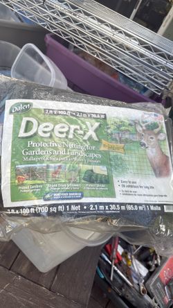 Protective netting for gardens and landscapes