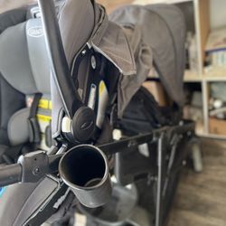 Doble Stroller With Car seat And Base 