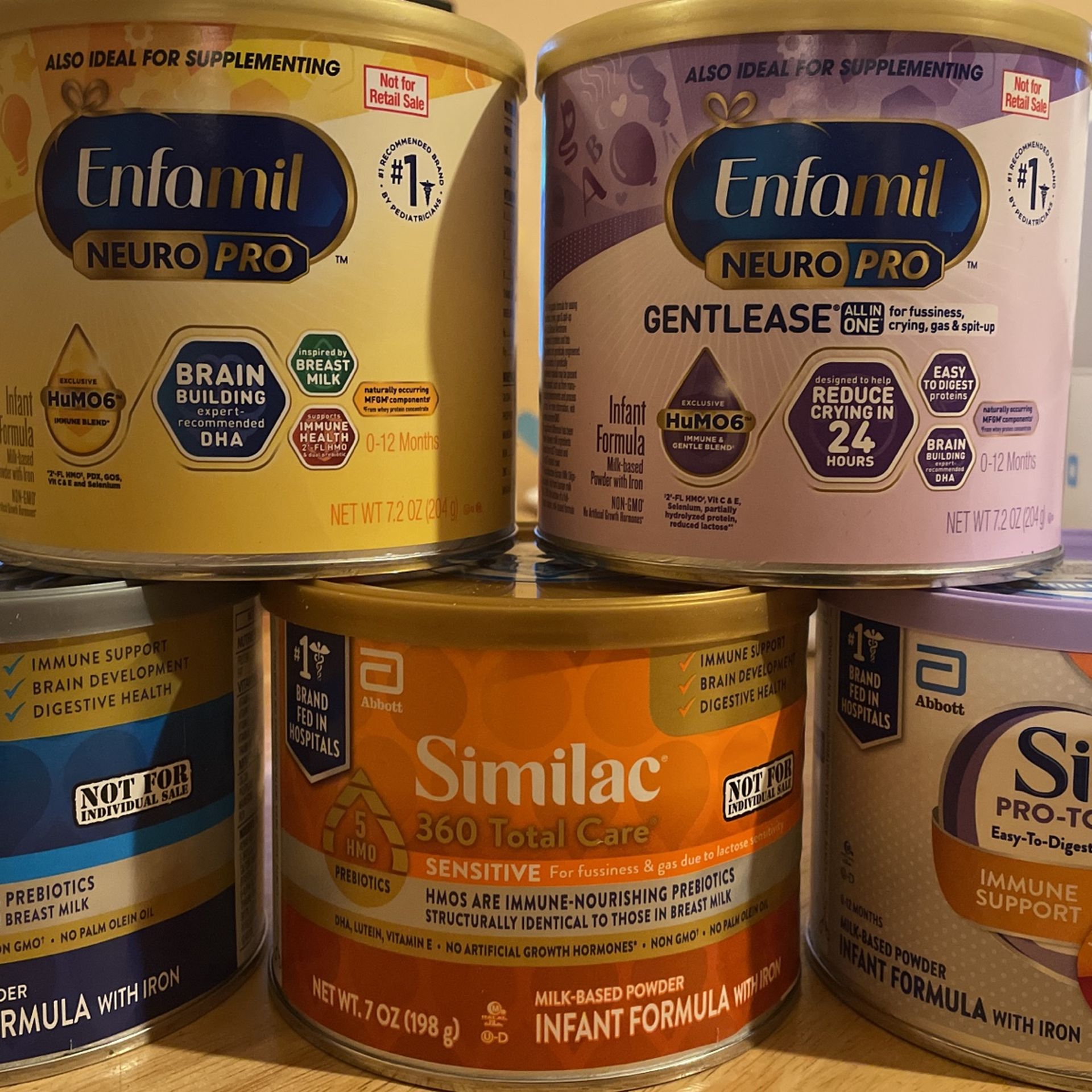 Simillac And Enfamil Baby Formula