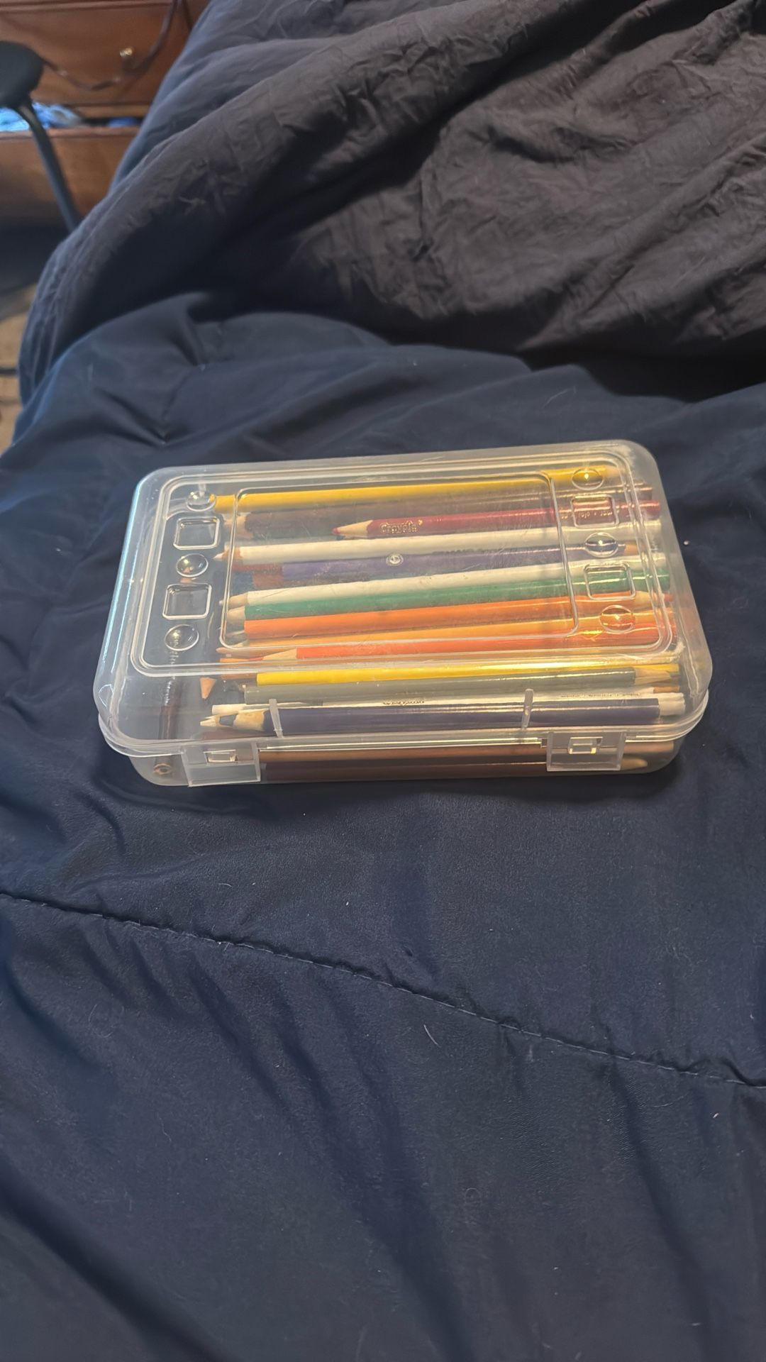 Box of crayons for kids