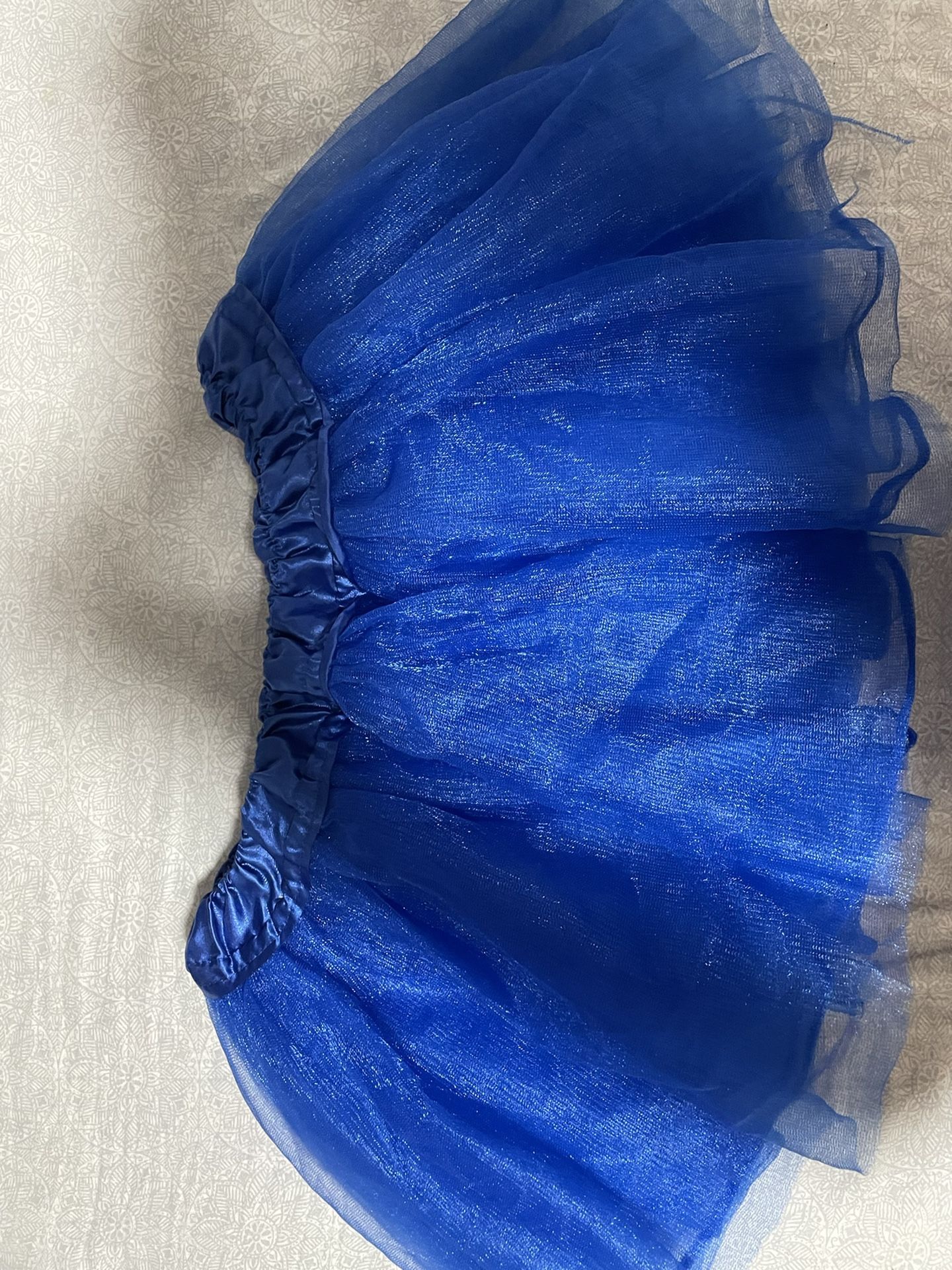 Blue tutu. 