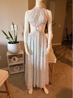 Open back dress