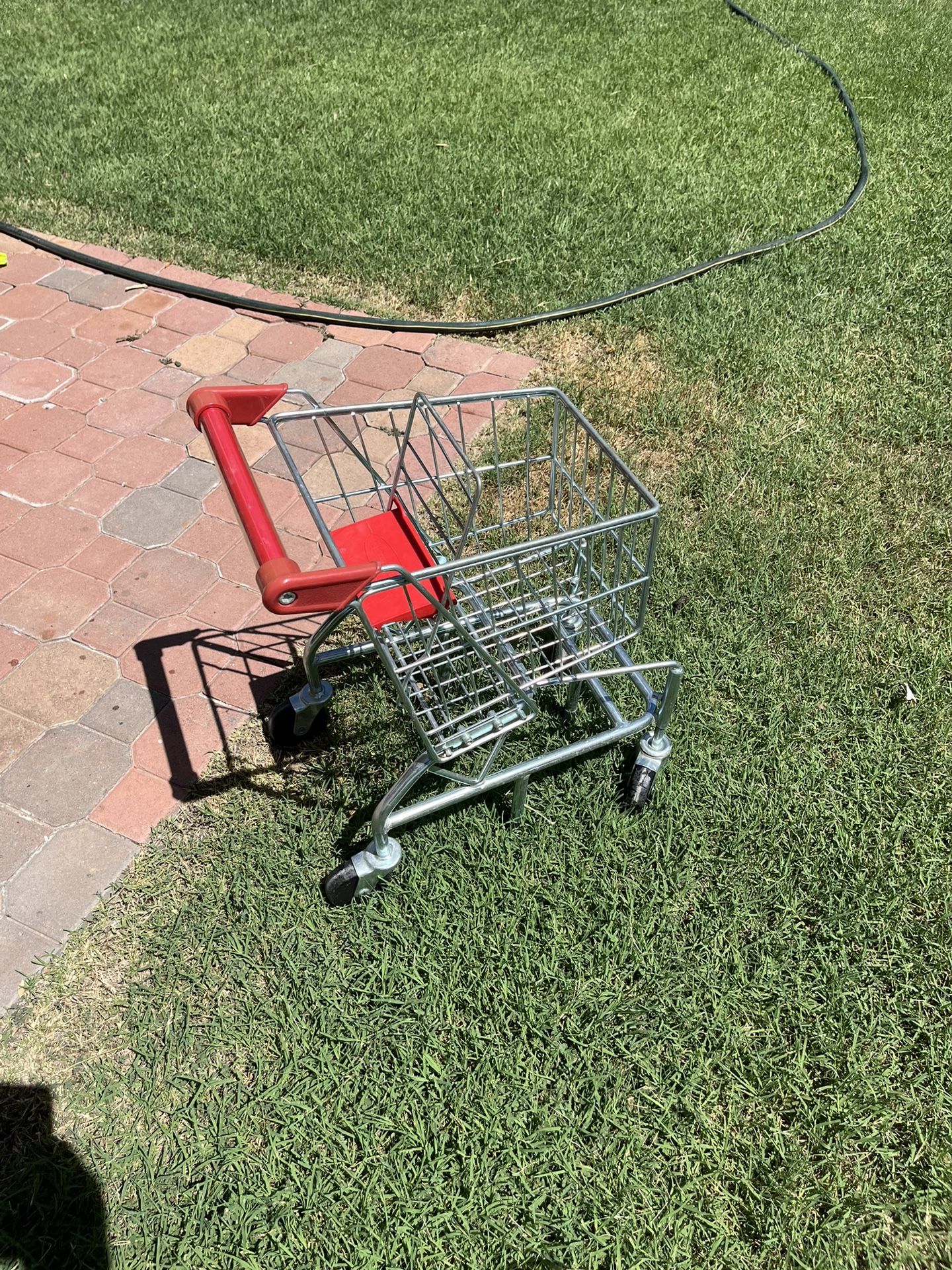 Metal Kids Shopping Cart