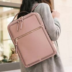 Calpak Kaya 15-inch Laptop Backpack in Mauve