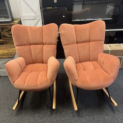 New, Rocking Chair, Set Of 2 Chairs, (Size In The Picture 