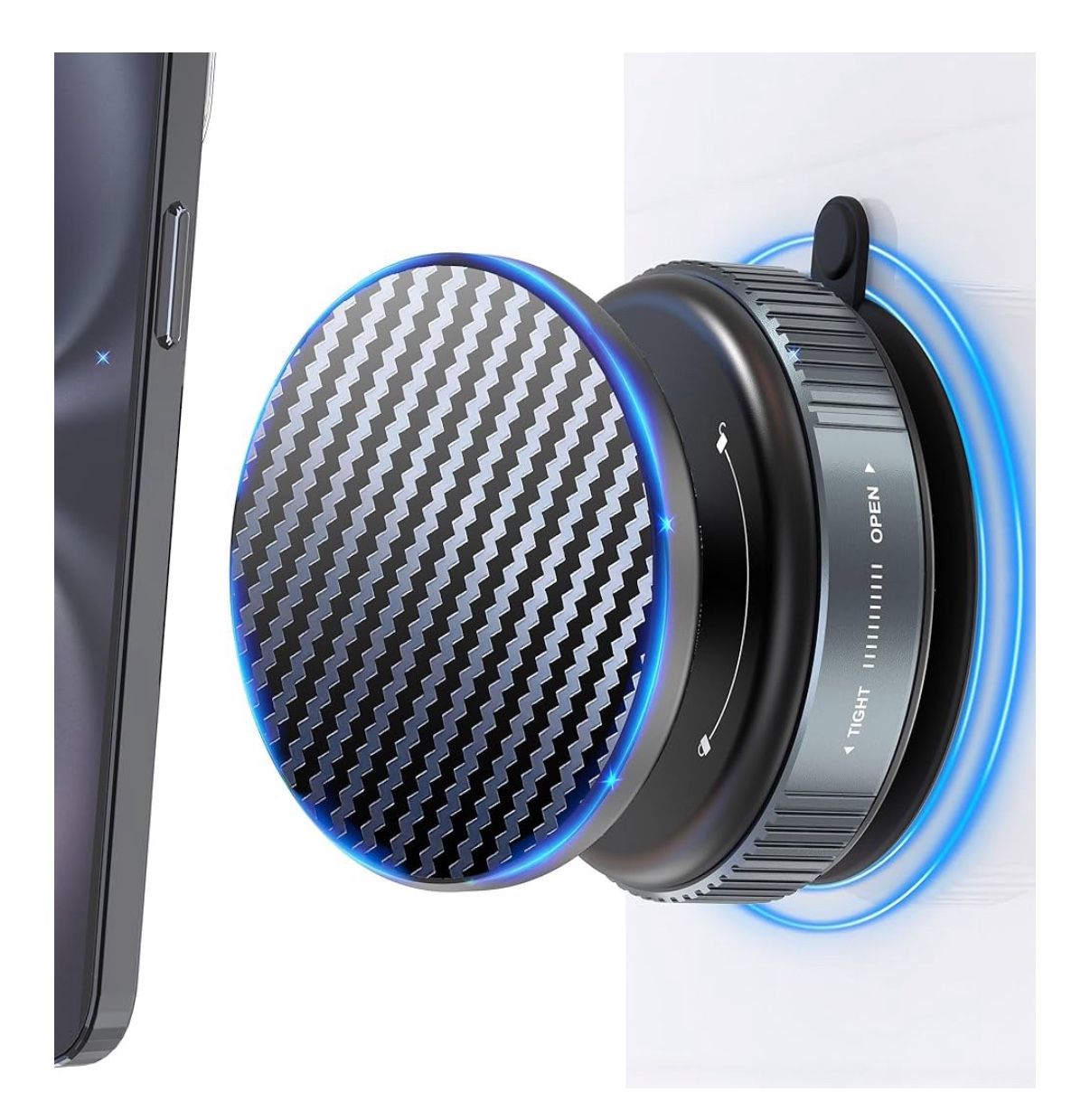 Vacuum Magnetic Phone Holder Stand for MagSafe,360° Adjustable Magnetic Phone Holder