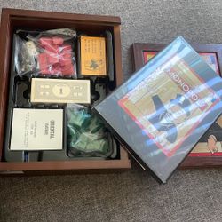 Vintage Sealed Monopoly Game Wooden Box 