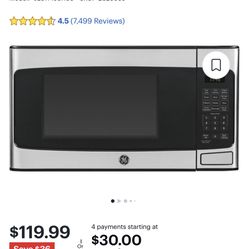 GE Microwave Oven 1.1 Cu. Ft. Midsize 