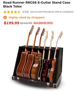 Road Runner RRGS6 6-Guitar Stand Case