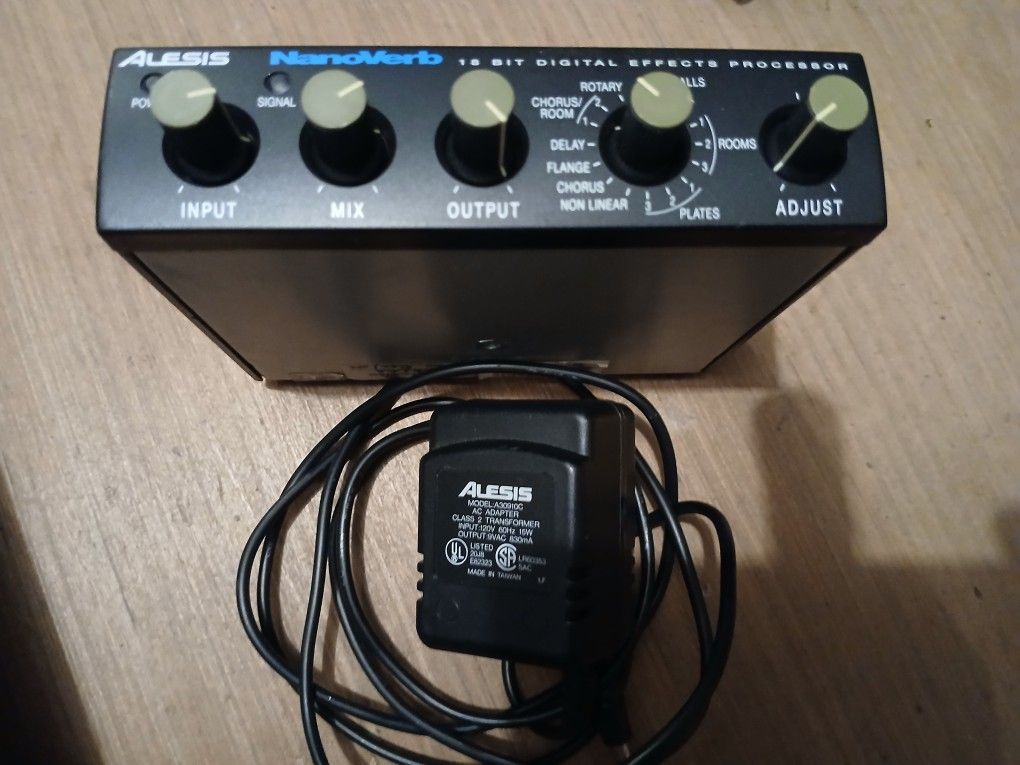 Alesis Nanoverb Digital Reverb Processor, Like New 