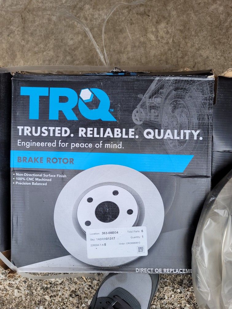 Set Of Brand New Brake Rotors