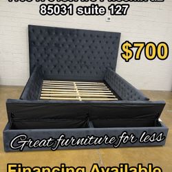 Queen Size Storage Bed Frame Brand New 