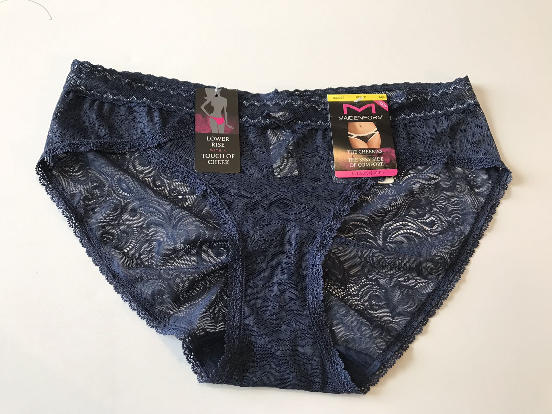 Maiden Form Bikinis /panties/blue