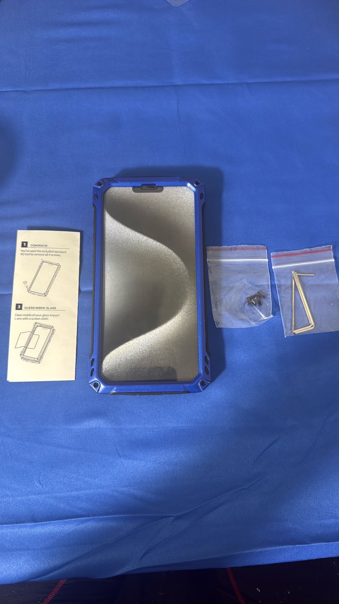 Lanhiem for iPhone 15 Pro Max Metal Case