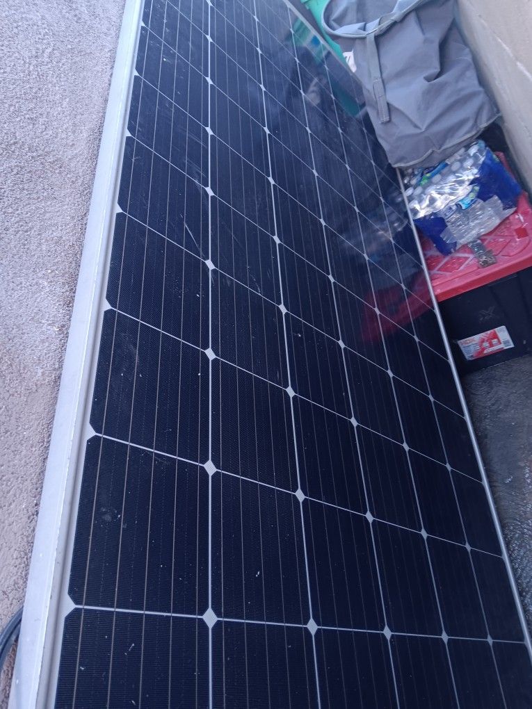 4 Solar PanelS And  ONE AES 48 V LITHIUM BATTERY PLUS A MOON LIGHT BREAKER BOX  AND A CHARGER CONTROLLER 80 AMP. ASKING FOR 6K [O.B.O]