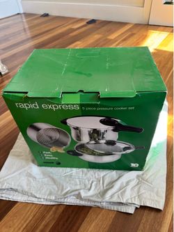 NEW Fagor Rapid Express 5-Piece Pressure Cooker Set