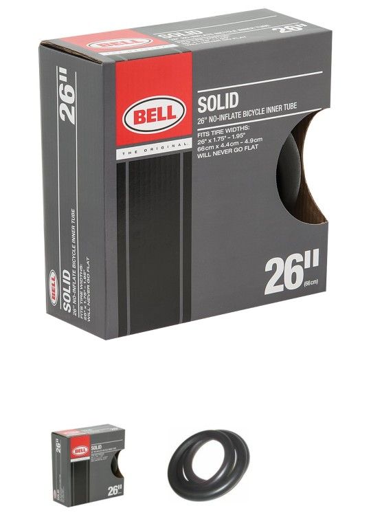 Brand New 26" Bell Solid No- Inflate Bicycle Inner Tube ( I Have 2) Price For 1