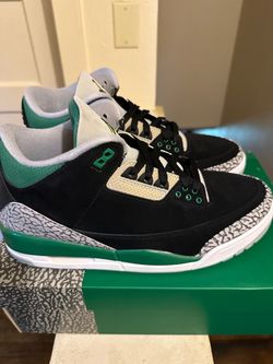 Air Jordan 3 Retro. Pine Green. Size: 10. $200