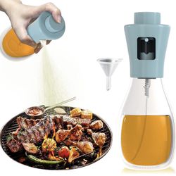 Olive Oil Sprayer for Cooking, 200ml glass Olive oil sprayer Mister, cooking oil sprayer, Oil Spray Bottle, canola oil sprayer, air fryer for Salad Ma