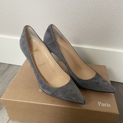 Louboutin Alminette 100 Veau Velours Pumps Size 36