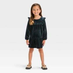 Dark Green Dress 12 Months