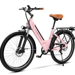26" Electric Bike for Adults – Powerful 1000W Motor, 48V Removable Battery, 7-Speed, Front Suspension & LCD Display – Commuter and Mountain EBike for 