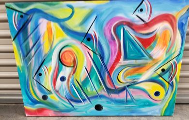 Abstract Painting by Florida Artist