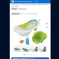 Fisher Price Baby To Toddler Tub