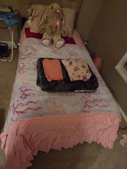 Twin bed full set for sale