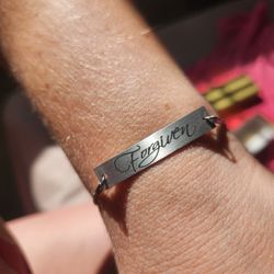 Forgiven Personalized Bracelet