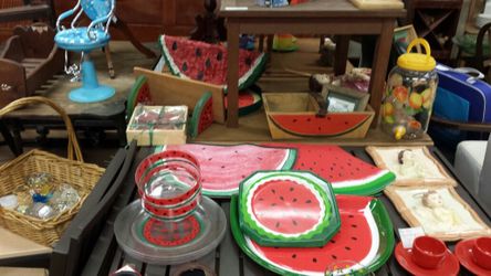 26 pc assorted watermelon decor & household